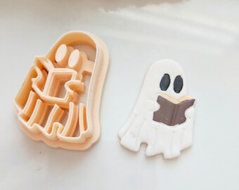 Ghost Clay Cutter, Ghost Halloween clay cutter, Fall Clay cutters, Polymer clay cutters, ghost clay cutter, spooky clay cutters.