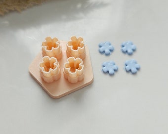 Cluster flower clay cutter, floral clay cutter, Spring polymer clay cutter, flower builder, tiny petal cutter, garden clay cutter, tiny star