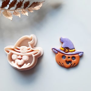 Pumpkin Clay Cutters, Halloween clay cutters, Fall clay cutters, Polymer clay cutters, jack o lantern clay cutter, spooky cutter