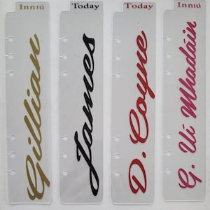 Personalised Bookmarks A5 A6 Personal Pocket