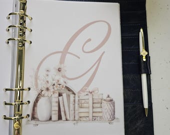 February 2026 Kit: Parisian Planner Personalised Initial Planner Dashboard