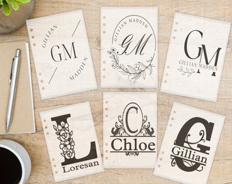 Tableau de bord personnalisé en vélin A5 A6 avec pochette personnelle