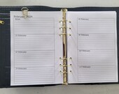 Academic Diary WO2P Weekly Insert Planner
