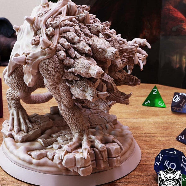 Rat King Designed by Dungeon Dog, D&D, Miniatures