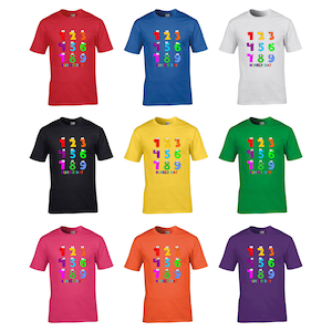 Colourful MATH Numbers Day 2023 Maths Symbols School T-shirt T Shirt Numeracy - Foto 7
