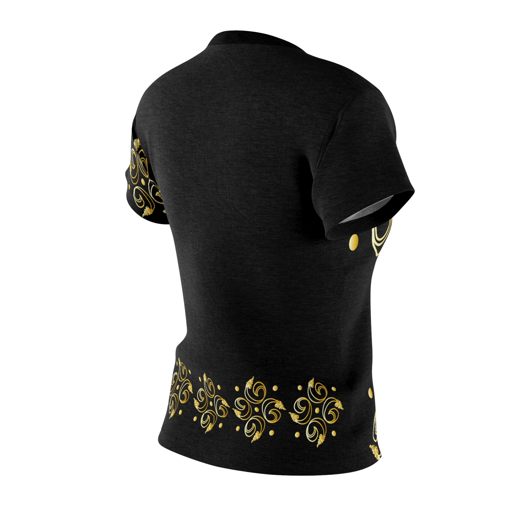Tシャツ・カットソー GOLDEN  Woman T-Shirt Black GWP01874P00189790456 Black crystal-embellished jersey T-shirt Golden goose