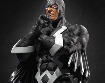 Black Bolt | Fan Art Resin Figure | Unpainted or Painted | Made to Order
