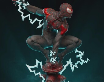 Miles Morales | Fan Art Resin Figure | Unpainted or Painted | Made to Order