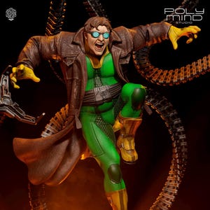 Doctor Octopus Figure (Fan-Art) | Gift idea, unpainted, collectible | 8k Print