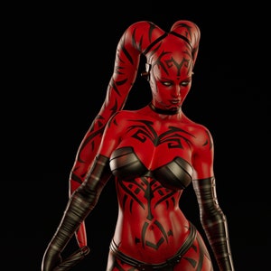 Darth Talon / Figura de resina de fan art / Sin pintar o pintada / Hecha a pedido