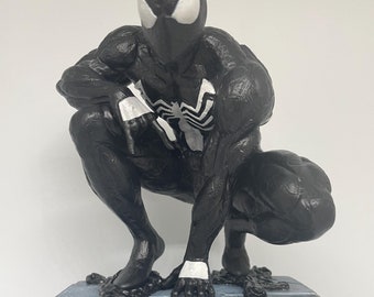 Symbiote Spider Man Figure (Fan-Art) | 24 cm | Painted Gifted idea | 12k Print