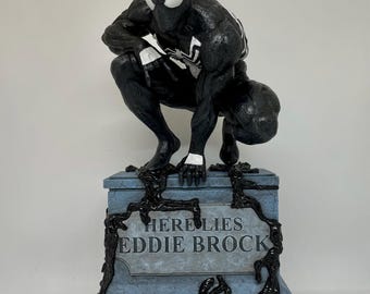Figura de resina de Spider-Man simbionte / Fan Art / Sin pintar o pintada / Hecha a pedido