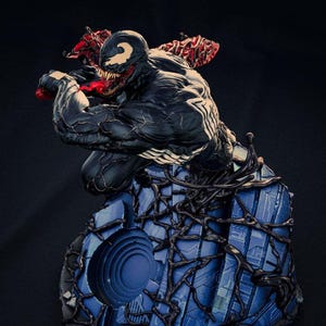 Venom Figure (Fan-Art) | Gift idea, unpainted, collectible | 8k Print