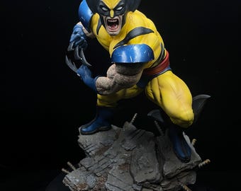 Wolverine | Fan Art Resin Figure | Unpainted or Painted | Made to Order