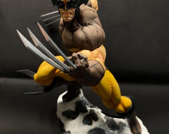 Wolverine Figure (Fan-Art) | Gift idea, unpainted, collectible | 12k Print