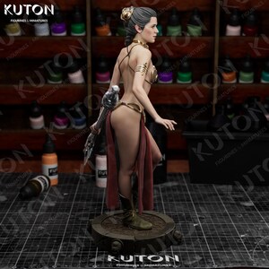 Slave Leia Organa (fan-art) | Painted Gifted Idea | 12k Print - Etsy