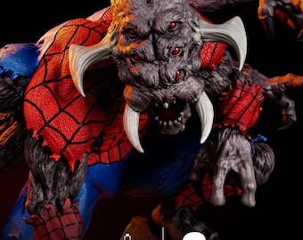 Figura de resina de Hombre Araña / Fan Art / Sin pintar o pintada / Hecha a pedido