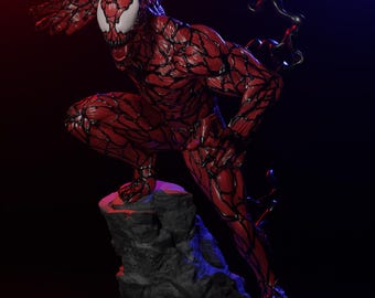 Carnage | Fan Art Resin Figure | Unpainted or Painted | Made to Order