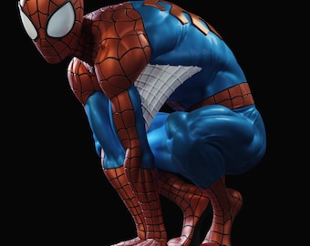 Spider-Man Figure #43 (Fan-Art) | Gift idea, unpainted, collectible | 12k Print