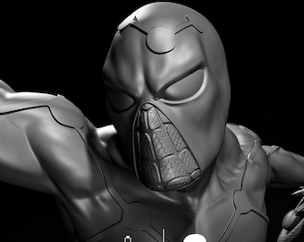 Cosmic Spider-Man Figure (Fan-Art) | Gift idea, unpainted, collectible | 12k Print