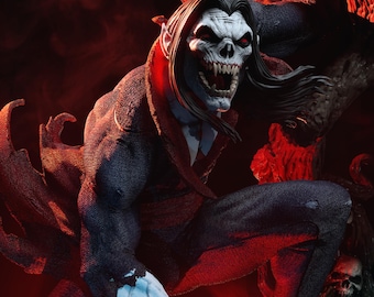 Figura di Morbius (Fan-Art) / Idea regalo, non dipinta, da collezione / Stampa 12k
