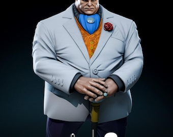 Kingpin | Fan Art Resin Figure | Unpainted or Painted | Made to Order