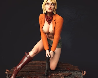 Ashley Graham | Fan Art Resin Figure | Unpainted or Painted | Made to Order