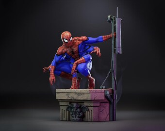 Spider-Man Mutation / Figura de resina de fan art / Sin pintar o pintada / Hecha a pedido