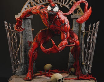 Carnage Figure (Fan-Art) | Gift idea, unpainted, collectible | 12k Print
