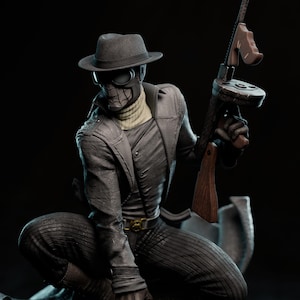 Spider Man Noir (Fan-Art) | Gift idea, unpainted, collectible | 8k Print