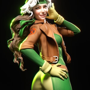 Rogue figure (Fan-Art) | Gift idea, unpainted, collectible | 8k Print