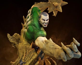 Figura de Sandman (Fan-Art) / Idea de regalo, sin pintar, coleccionable / Impresión de 12k