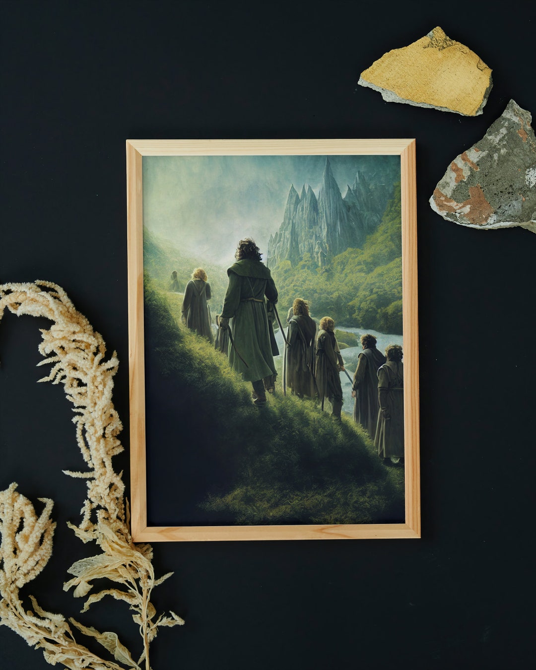 Fellowship of the Ring Wall Art Digital Product Gift Idea for Lord of the Rings, Hobbit Fans Fan