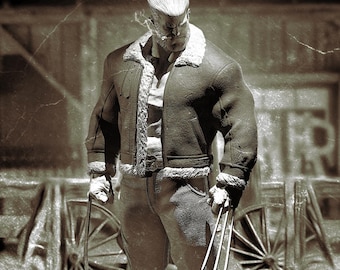Old Man Logan (Fan-Art) | Wolverine | Gift idea, unpainted, collectible | 12k Print