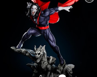 Morbius / Figura de resina de fan art / Sin pintar o pintada / Hecha a pedido