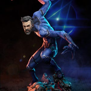 Mr. Fantastic figure (Fan-Art) | Gift idea, unpainted, collectible | 8k Print