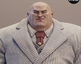 Kingpin Figur | Fan Art Kunstharz Figur | Unbemalt oder Bemalt | Auf Bestellung