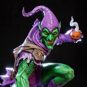 Green Goblin Figure (Fan-Art) | Gift idea, unpainted, collectible | 8k Print