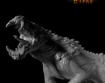 Odogaron Monster Hunter Wilds (Fan-Art) | 10 cm | Gift idea, collectible | 8k Print