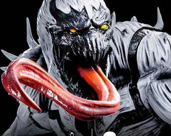 Anti-venom | Fan Art Resin Figure | Unpainted or Painted | Made to Order