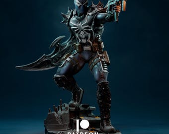 Agent Venom | Fan Art Resin Figure | Unpainted or Painted | Made to Order