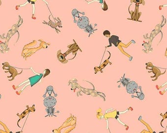 Be My Neighbor - Dog Walkers - Blush