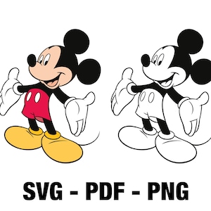 Mickey Mouse SVG Cut File
