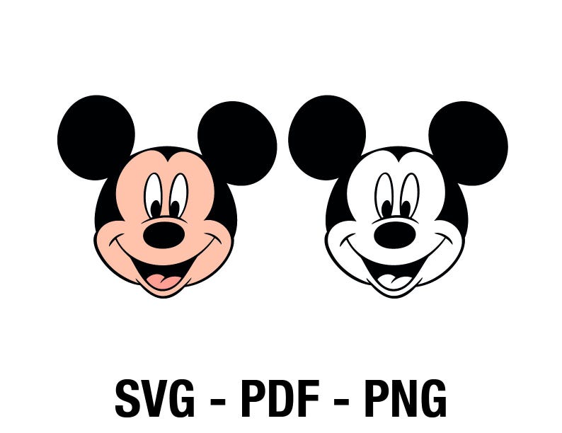 Mickey Mouse SVG Cut File