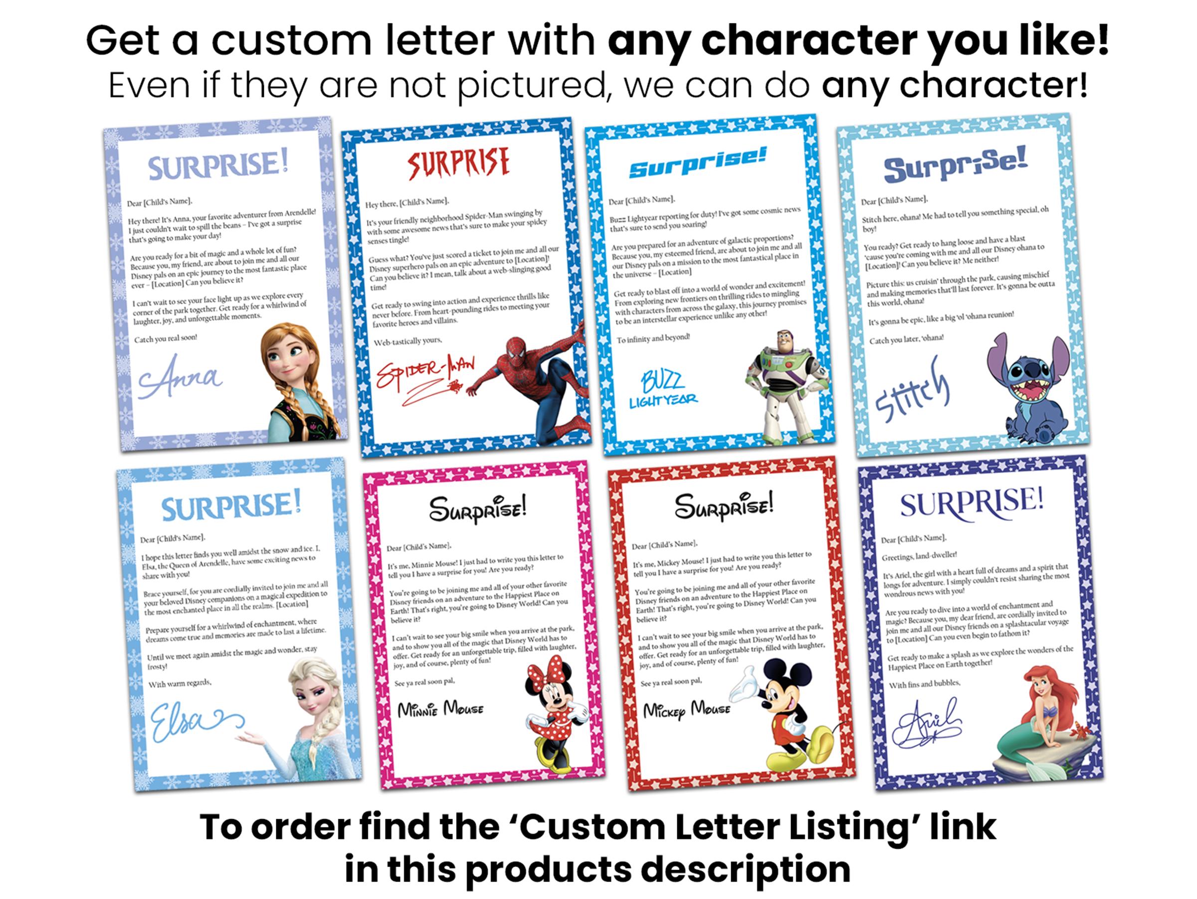Personalized Frozen Princess Letter From Elsa – Editable Digital ...