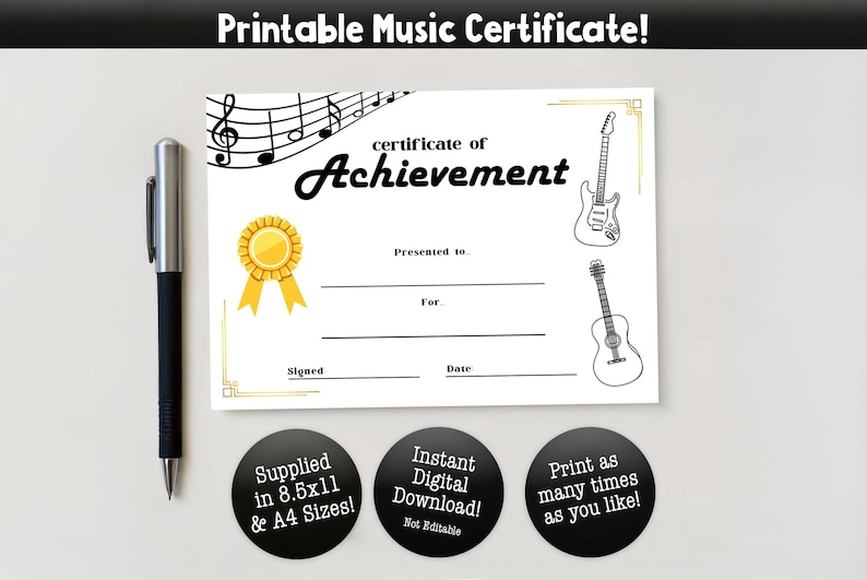 Music Certificate