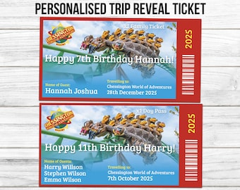 Print-at-Home, Chessington World of Adventures Ticket, Geburtstags- oder Überraschungsreise, PDF-Download