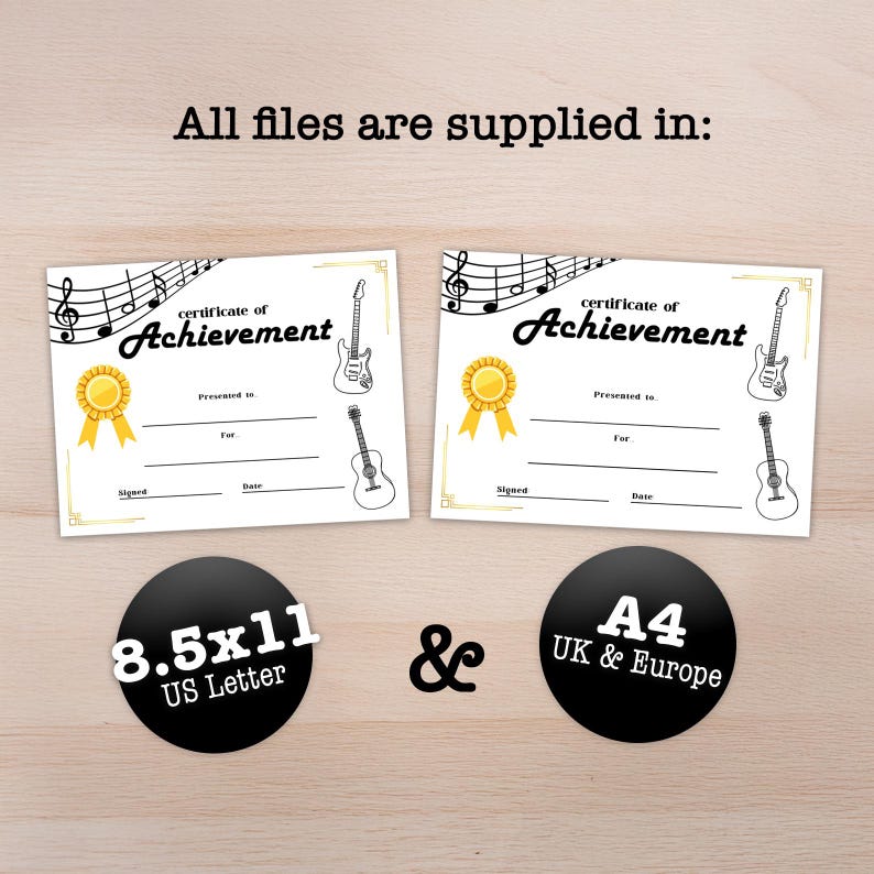 Available in us letter and A4 sizes