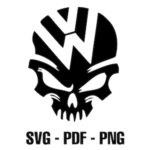 Totenkopf Logo SVG, PNG, PDF, Download-Datei für Vinyl Aufkleber, Schneidedateien, Cricut, Scrapbooking, Kartengestaltung, Clipart