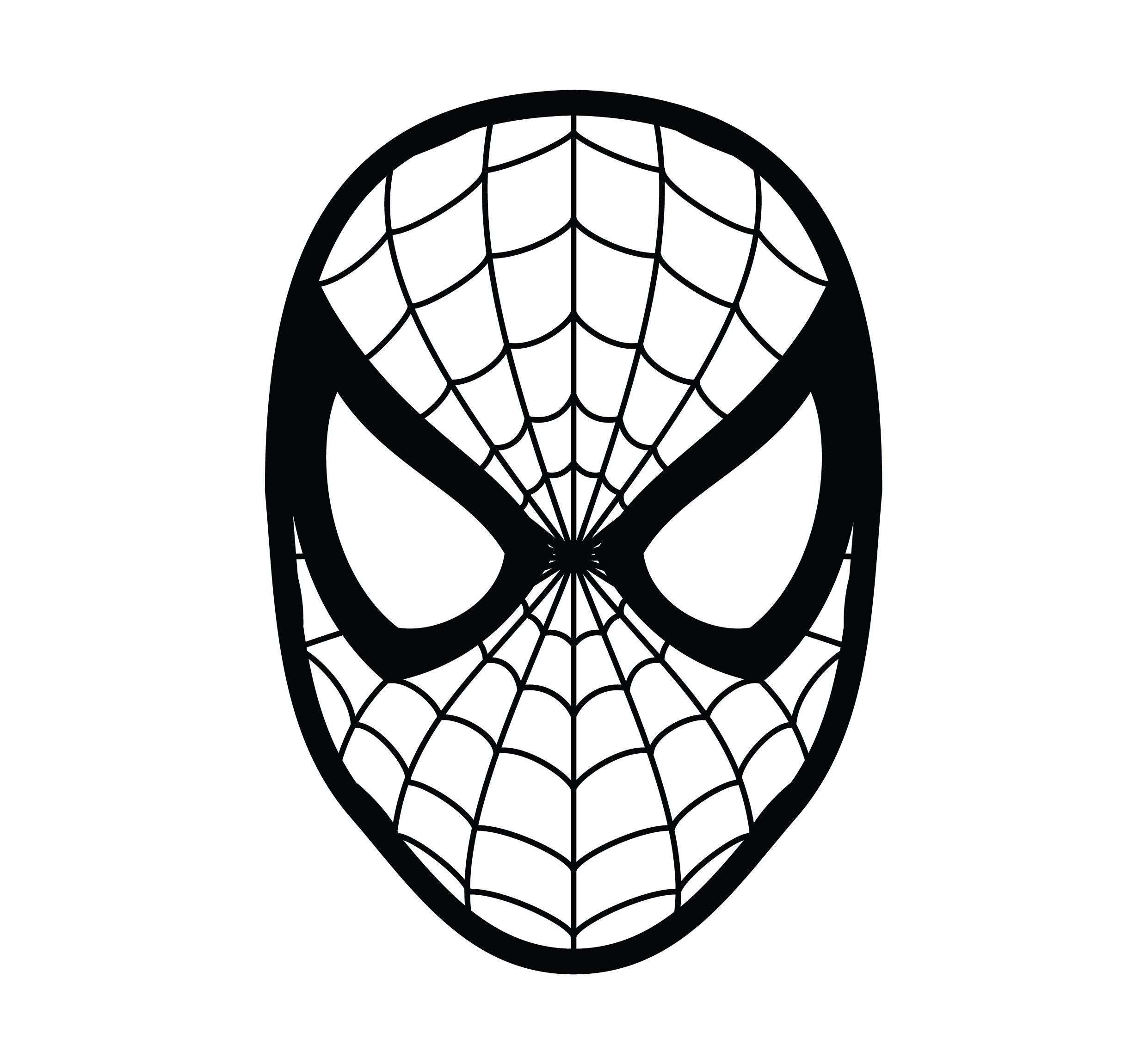 Spiderman Mask SVG, PNG, PDF, Download File for Vinyl Decal, Cut Files